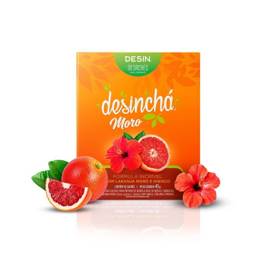 Desinchá Moro: Orange Moro and Hibiscus (30 sachets) 45 Gr.